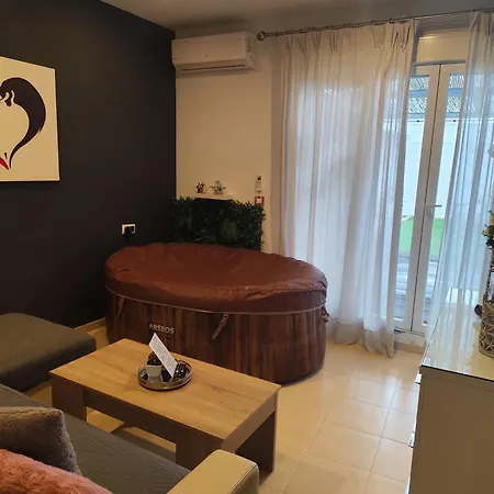 Atico Rilque, Independientes Con Jacuzzi Privado Y Terraza En アパート