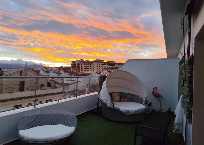 ático Rilque, Independientes Con Jacuzzi Privado Y Terraza En Appartamento Ronda